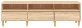 vidaXL Έπιπλο Τηλεόρασης Sonoma Δρυς 150x30x44,5 εκ. Επεξ. Ξύλο