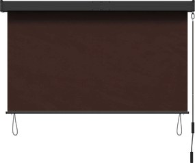 vidaXL Ρόλερ Καφέ 160 x 250 cm Ύφασμα και Αλουμίνιο