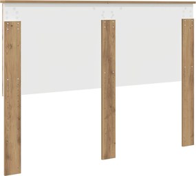 vidaXL Κεφαλάρι με κεφαλάρι Artisan Oak 140 cm Επεξεργασμένο ξύλο