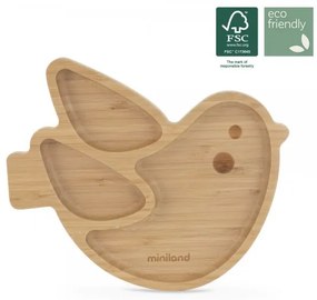 Ξύλινο πιάτο Miniland CHICK