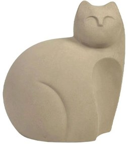 Διακοσμητική Γάτα 24-15-50035 22x13,5x24cm Sand Marhome Κεραμικό