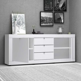 Μπουφές Ocean  χρώμα λευκό 210x45x86εκ.