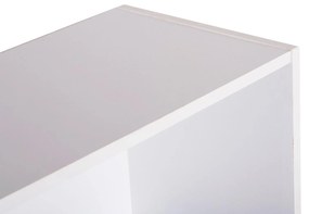 ΡΑΦΙΕΡΑ ΤΟΙΧΟΥ CUBICON  ΛΕΥΚΗ ΜΕΛΑΜΙΝΗ 38,5x23,5x80Υεκ.