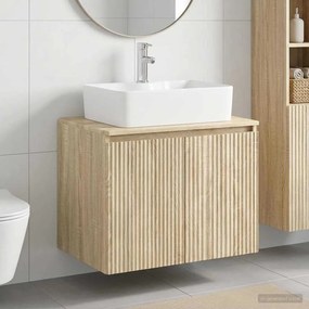 vidaXL Σετ Επίπλων Μπάνιου Sonoma Δρυς Επεξεργασμένο Ξύλο