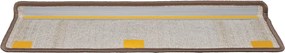 vidaXL Αυτοκόλλητα Ματ Σκαλοπατιών 15 τμχ. 65 x 21 x 4 cm
