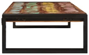 vidaXL Ράφι μπάνιου 120 x 50 x 23 εκ. Στερεό ξύλο μάγκο, σίδηρος