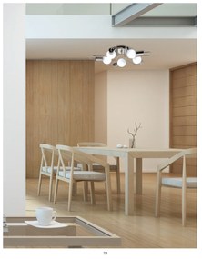Φωτιστικό Οροφής - Πλαφονιέρα KQ 2626/5 SHEVY CEILING LAMP Δ4