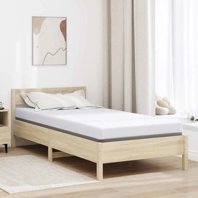 vidaXL Στρώματα Λευκό 90 x 190 cm 100% ύφασμα πολυεστέρα με τζακάρ