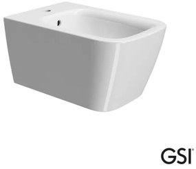 GSI Nubes Swirl 9615 Κρεμαστό μπιντέ 55εκ Λευκό Γυαλιστερό