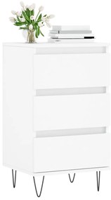 vidaXL Συρταριέρα Λευκή 40 x 35 x 70 εκ. από Επεξεργασμένο Ξύλο