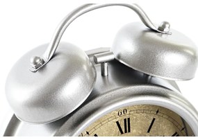 Bordklokke DKD Home Decor Ασημί