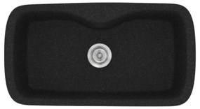 Sanitec Classic 321 Granite Black Νεροχύτης
