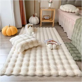 Γούνινο Χαλί Διαδρόμου Αντιολισθητικό 60x90cm XAL6090 - Ιβουάρ