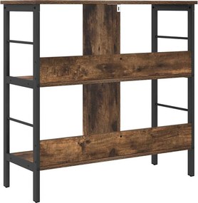 vidaXL Ράφι Βιβλίων 4 επιπέδων 82 x 32 x 79 εκ. Επεξεργασμένο Ξύλο
