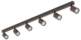 Πλαφονιέρα Φωτιστικό Οροφής 6xGU10 10W IP20 Top TK Lighting-5970-Μαύρο-Χρυσό 5970