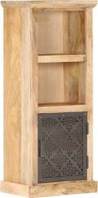 vidaXL Ντουλάπι με Πόρτα 45x32x110 εκ. Μασίφ Ξύλο Μάνγκο