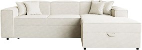 Γωνιακός καναπές Santos-Leuko-Δεξιά