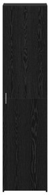 vidaXL Υψηλό Ντουλάπι Μαύρης Βελανιδιάς 45x42.5x185 εκ Επεξεργασμένο Ξύλο