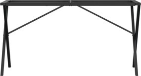 vidaXL Πόδια Τραπεζαρίας σε Σχήμα «X» 120x60x73 εκ. Ατσάλι