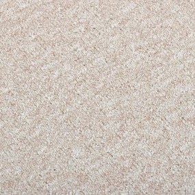 vidaXL Χαλί 20 τμχ. Ανοιχτό μπεζ. 50 x 50 cm 100% Πολυπροπυλένιο
