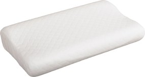ΜΑΞΙΛΑΡΙ ΥΠΝΟΥ BEZEL HM673 MEMORY FOAM-ΛΕΥΚΟ ΥΦΑΣΜΑ 55x32Υεκ