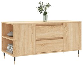 vidaXL Τραπεζάκι Σαλονιού Sonoma Δρυς 102x44,5x50 εκ. Επεξεργ. Ξύλο