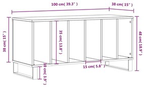 ΈΠΙΠΛΟ ΔΙΣΚΩΝ ΛΕΥΚΟ 100 X 38 X 48 ΕΚ. ΑΠΟ ΕΠΕΞΕΡΓΑΣΜΕΝΟ ΞΥΛΟ 831756