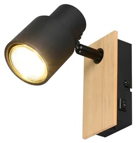 Φωτιστικό Σποτ Reality Lighting -RL PIERRE R81981732 Μαύρο Ματ (Black Mat)