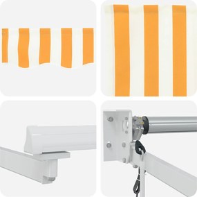 vidaXL Ηλεκτρικό Αναδιπλούμενο Σκίαστρο 3,5 x 2,5 μ