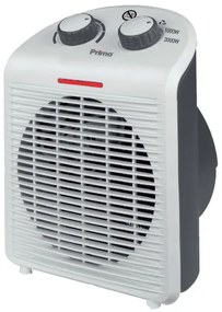 Primo PRFH-81093 IP21 Αερόθερμο Δαπέδου 2000W Λευκό/Γκρι