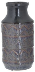 Βάζο Κεραμικό 3-70-685-0129 Grey-Purple Δ16,5Χ33 Inart Ceramic