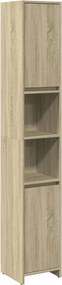 vidaXL Στήλη Μπάνιου Sonoma Δρυς 30 x 30 x 183,5 εκ. από Ξύλο
