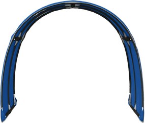 vidaXL Κρεβάτι Τούνελ 2 pcs Μπλε 211 x 67.5 x 2 εκ. Πολυεστέρας