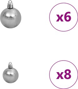 vidaXL Τεχνητό Χριστουγεννιάτικο Δέντρο με 150 LED Πράσινο 150 cm