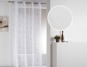 Κουρτίνα Chenille Douceur d'intérieur - 140x260cm - Λευκό