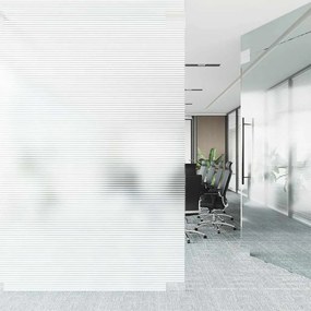 vidaXL Μεμβράνες Παραθύρων Ματ Σχεδίαση με Ρίγες PVC