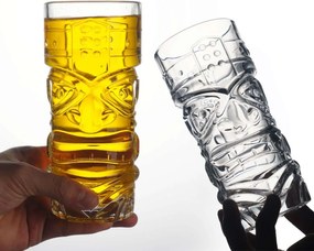 Cocktail Glass Set (2 Pieces) Tiki Transparent