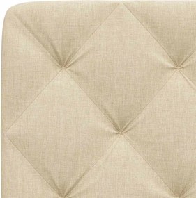 vidaXL Μαξιλάρι για Κεφαλάρι Κρεμ 120 εκ. Υφασμάτινο