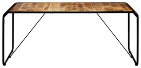 vidaXL Τραπεζαρία 180 x 90 x 76 εκ. από Μασίφ Ακατέργαστο Ξύλο Μάνγκο