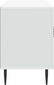 vidaXL Ντουλάπι TV Λευκό 99 x 34,5 x 50 εκ. Επεξεργασμένο Ξύλο