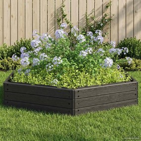 vidaXL Ανεβασμένο Κρεβάτι Μαύρο 148 x 129 x 25 εκ PP