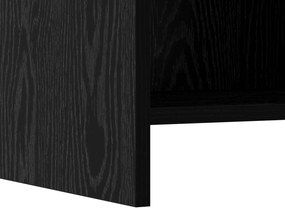vidaXL Κομοδίνα 2 τμχ. Μαύρη Δρυς 40 x 30 x 60 cm Επεξεργασμένο Ξύλο