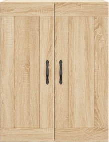 vidaXL Ντουλάπι Sonoma δρυς 69,5 x 34 x 180 εκ. από Επεξεργασμένο Ξύλο
