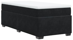 ΚΡΕΒΑΤΙ BOXSPRING ΜΕ ΣΤΡΩΜΑ ΜΑΥΡΟ 80 X 200 ΕΚ. ΒΕΛΟΥΔΙΝΟ 3285247