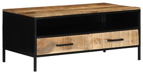 vidaXL Τραπεζάκι Καφέ 90x50x40 cm Μασίφ Ξύλο Ρουστίκ Μάνγκο
