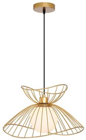 Φωτιστικό Οροφής Belinda 4275101 Φ45x150cm 1xE27 40W Gold-White Viokef