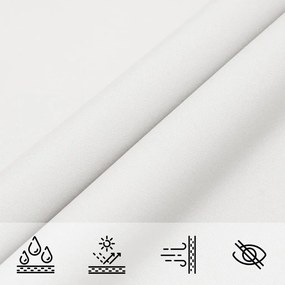 vidaXL Πανί Σκίασης Τρίγωνο Λευκό 3,6 x 3,6 x 3,6 μ. Ύφασμα Oxford