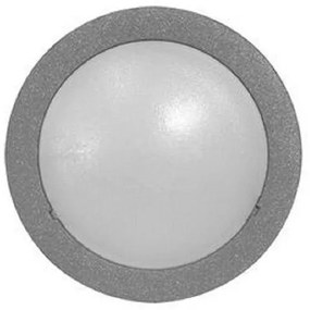 Απλίκα Φωτιστικό Τοίχου 12 LED 0.7W Γκρι IP54 Στεγανό Στρογγυλό Lumen-3-973160-Γκρι 3-973160