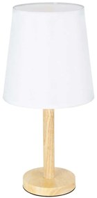 Φωτιστικό Επιτραπέζιο Naphie 01208 21x21x42cm 1xE27 Beige-White GloboStar