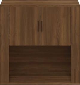 vidaXL Ντουλάπι Τοίχου Καφέ Δρυς 80x33x80 εκ. Επεξεργασμένο Ξύλο